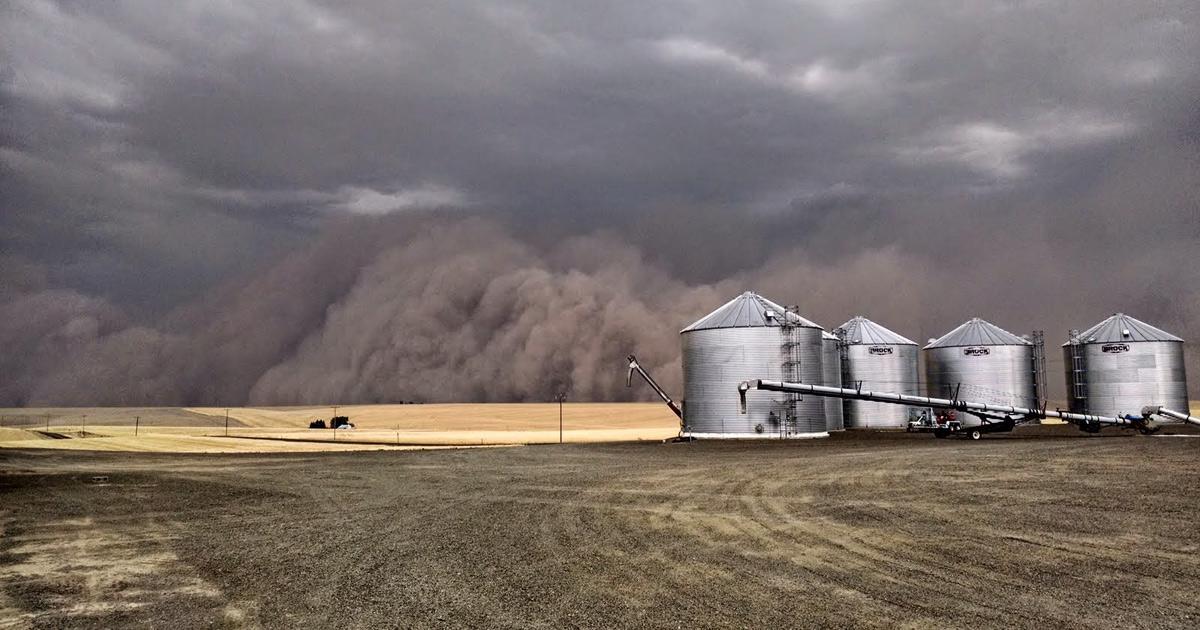 A dust cloud.