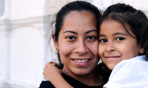 mother and daughter