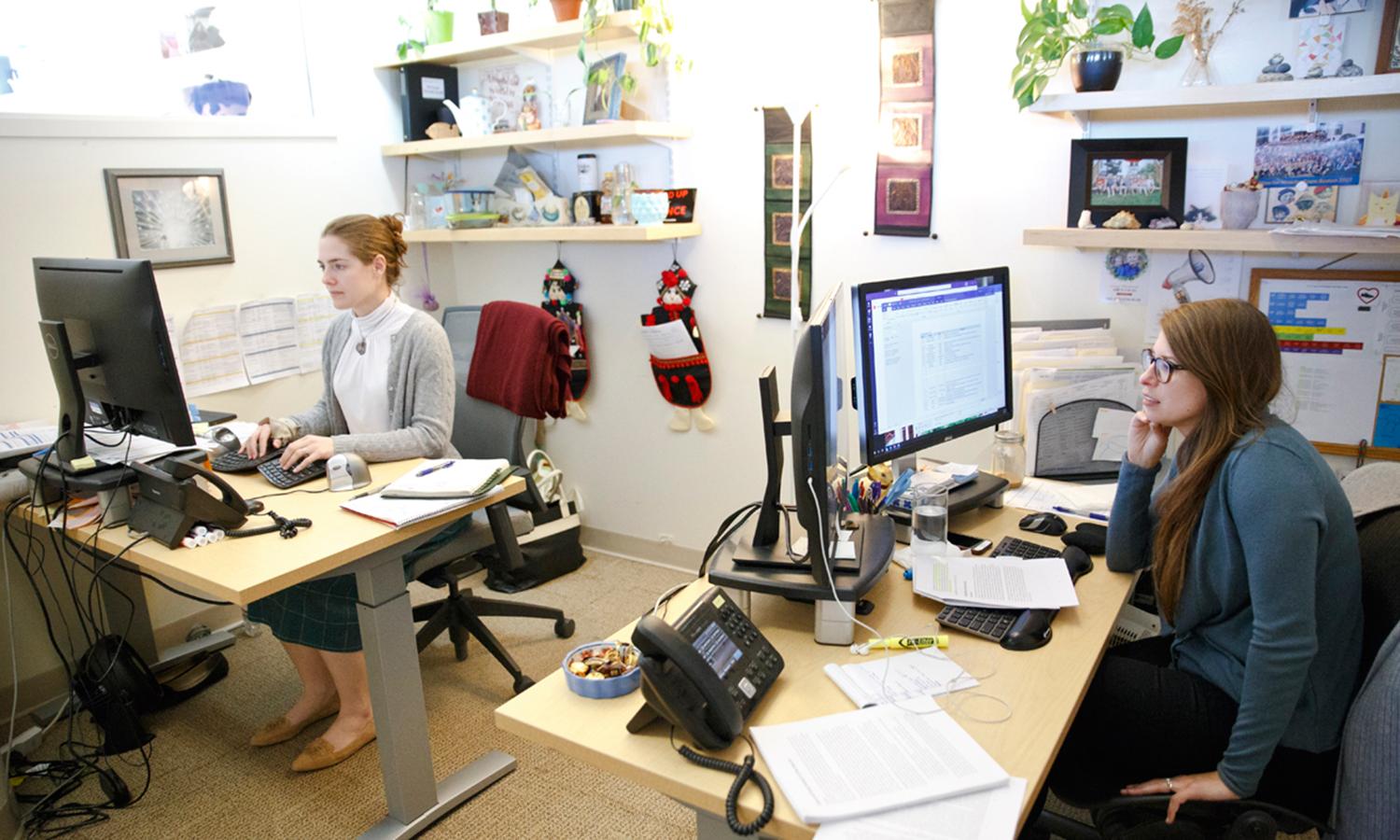 UCS staff in office